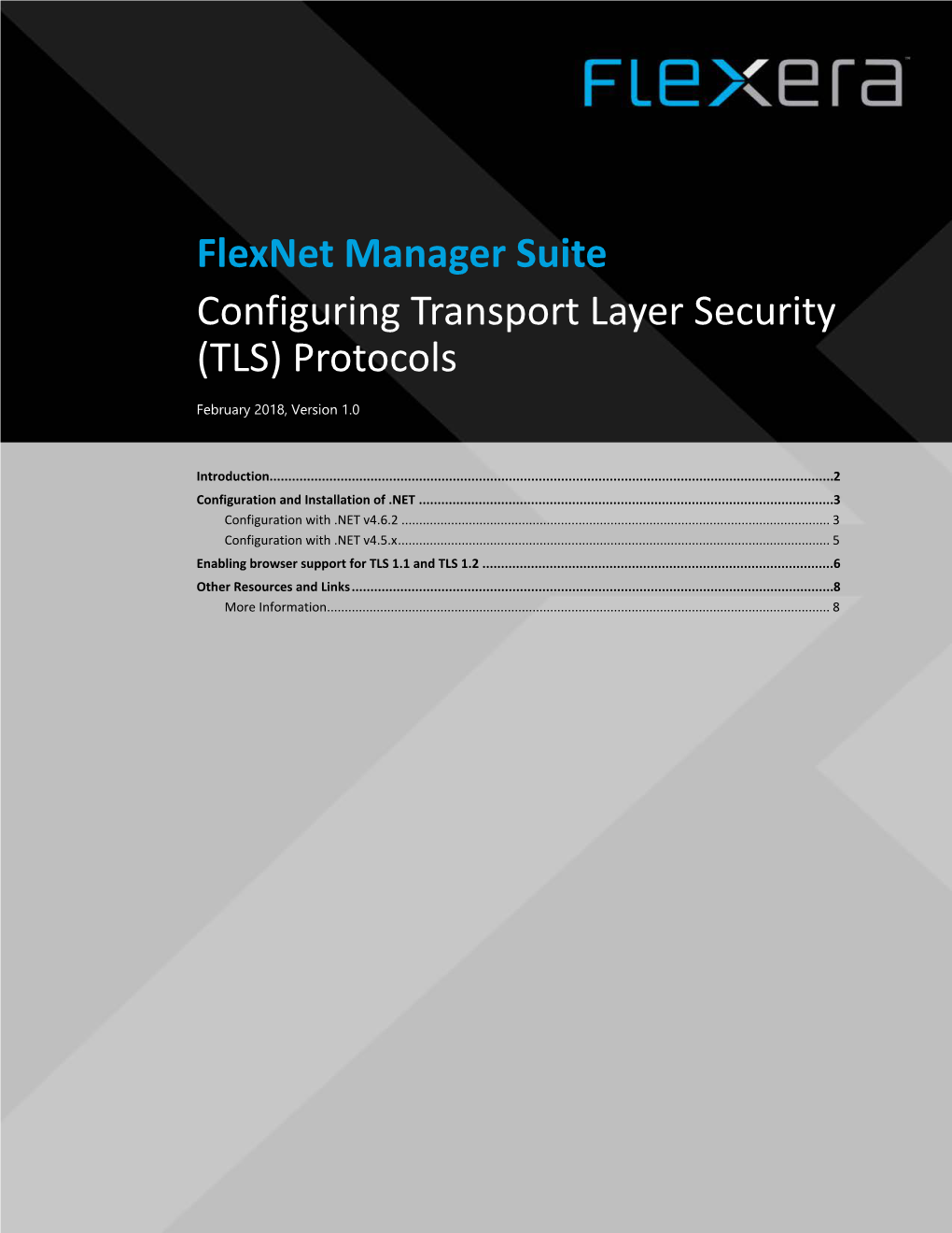 Configuring Transport Layer Security (TLS) Protocols