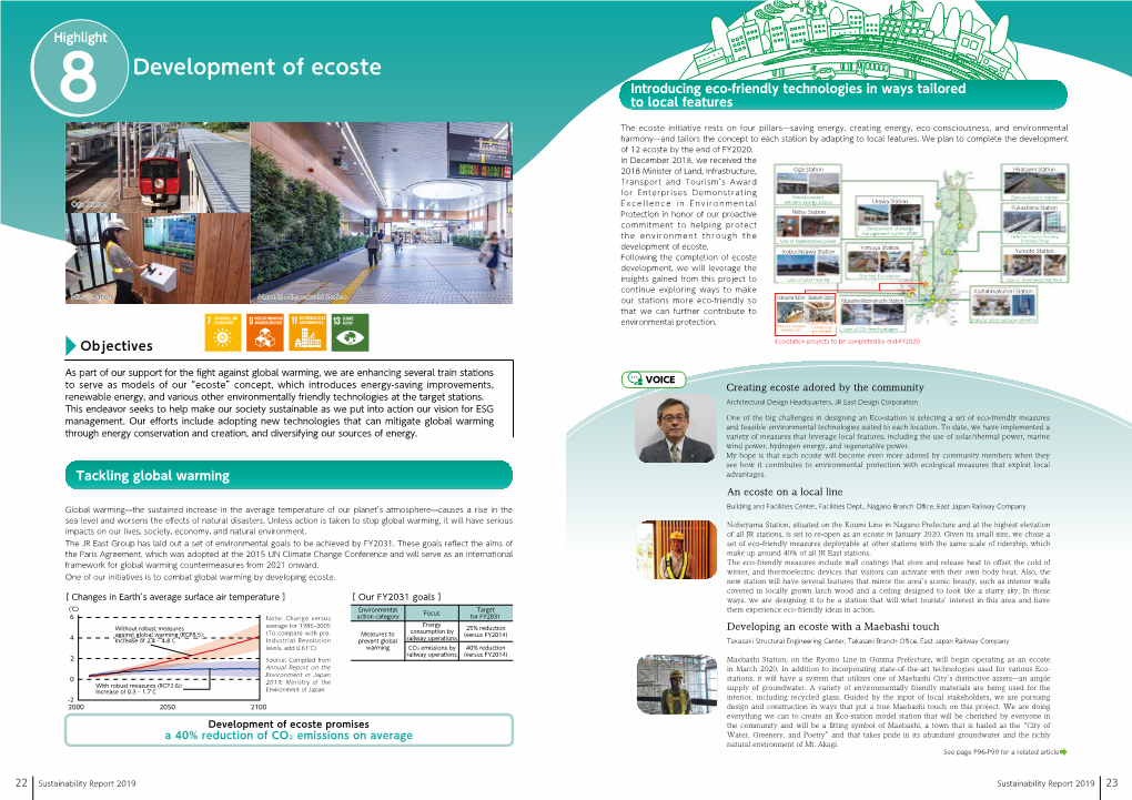 8Highlight Development of Ecoste