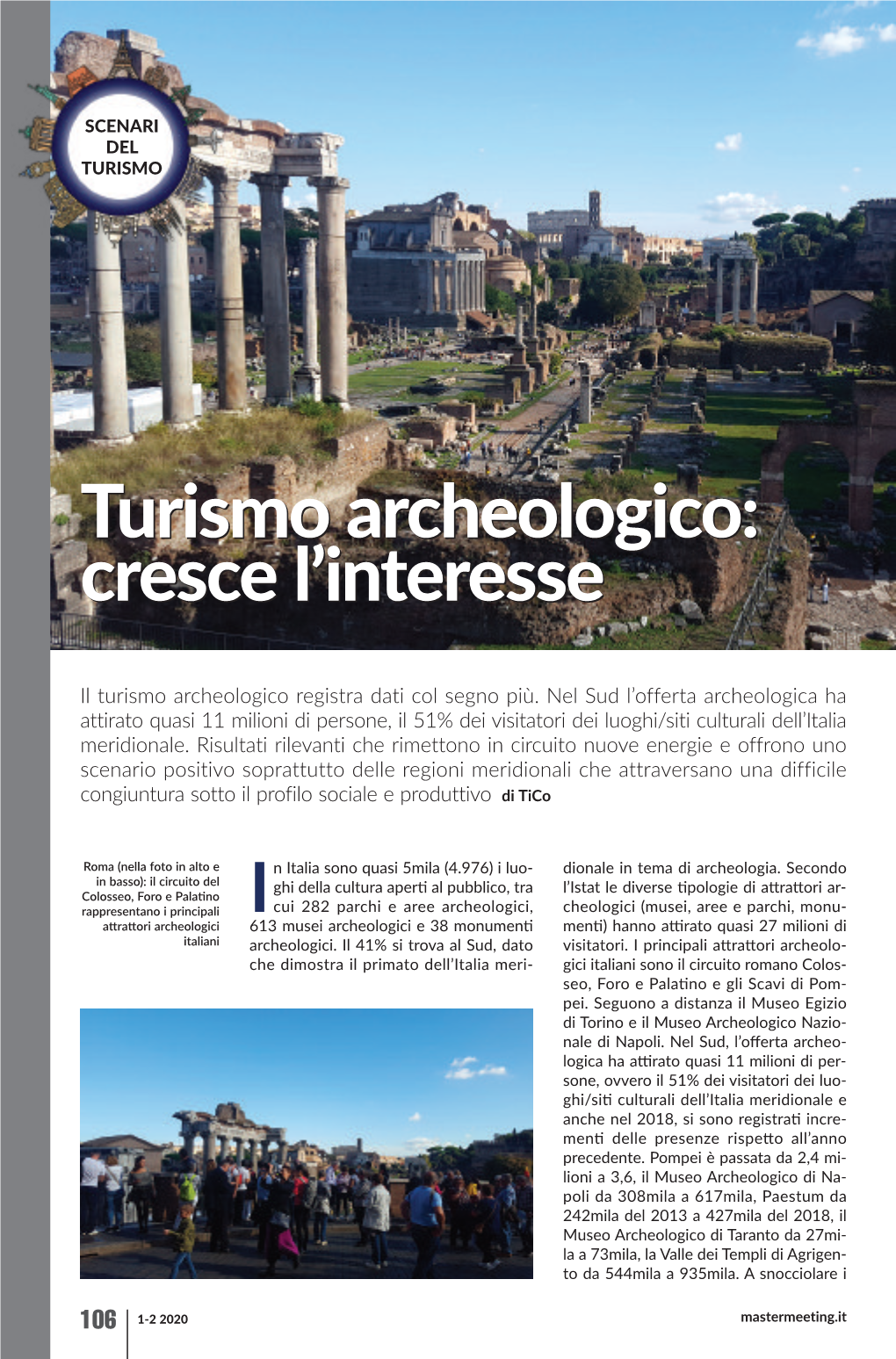 Turismo Archeologico: Cresce L’Interesse