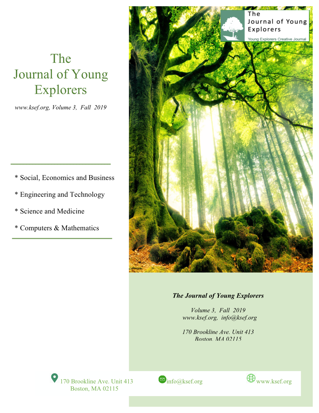 The Journal of Young Explorers