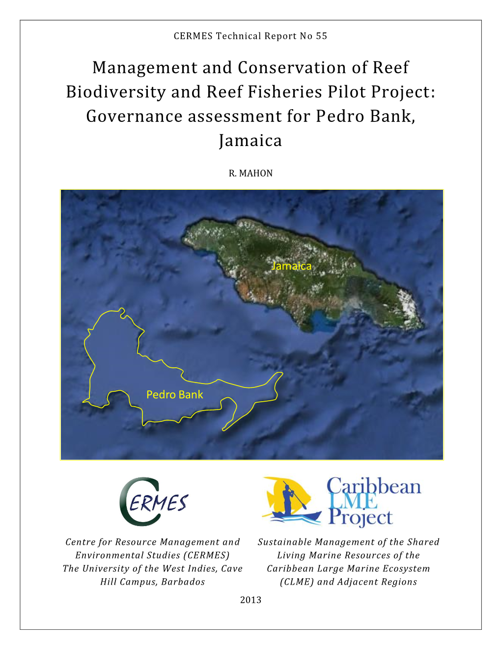 Governance Assessment for Pedro Bank, Jamaica