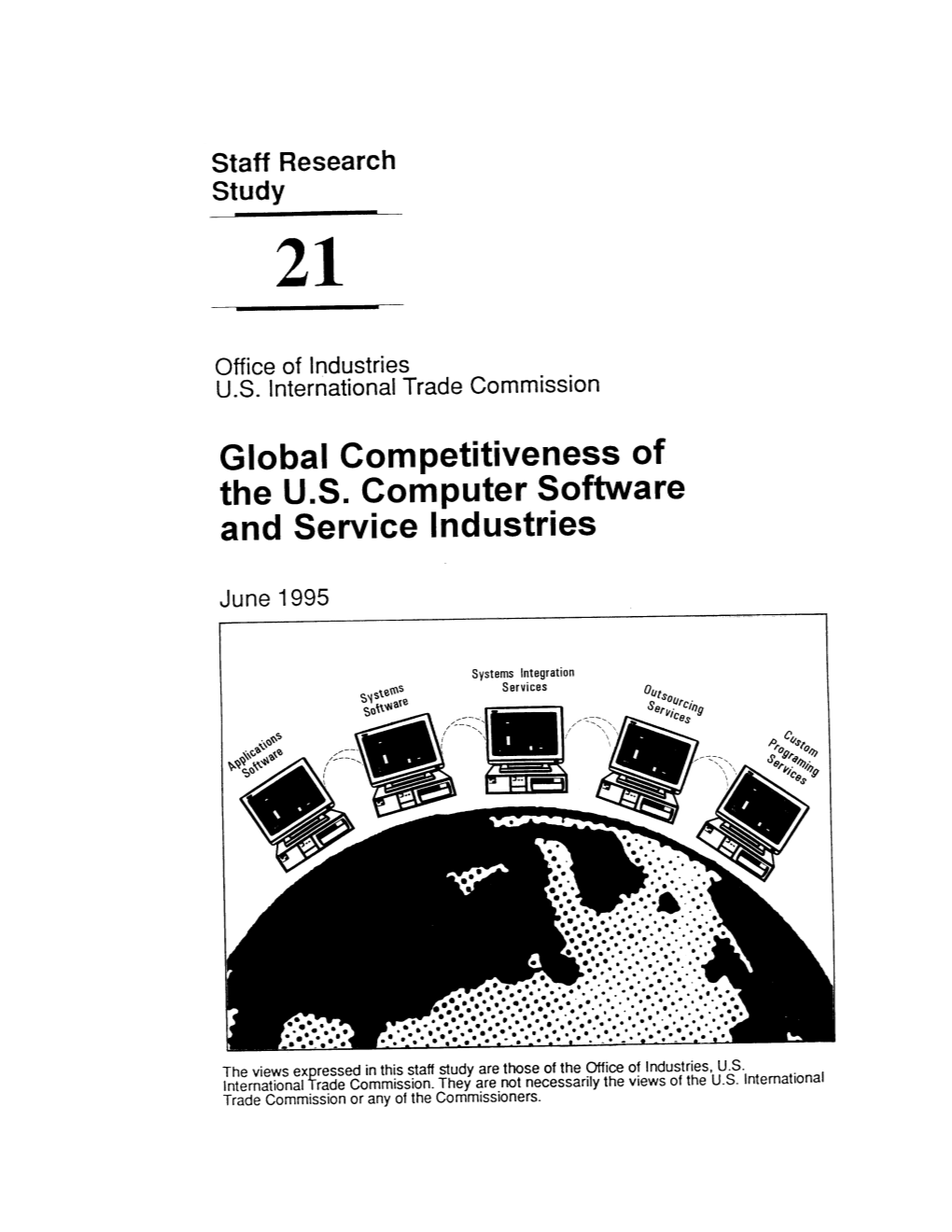 Global Competitiveness of the U.S. Computer Software and Service