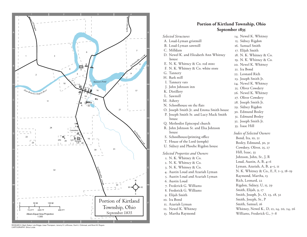 Portion of Kirtland Township, Ohio September 1835