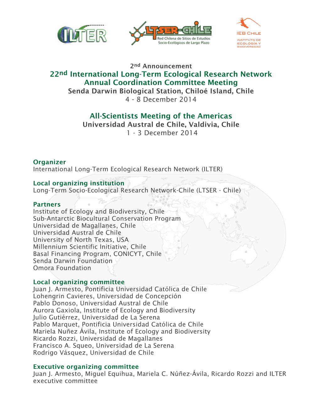 22Nd International Long-Term Ecological Research Network