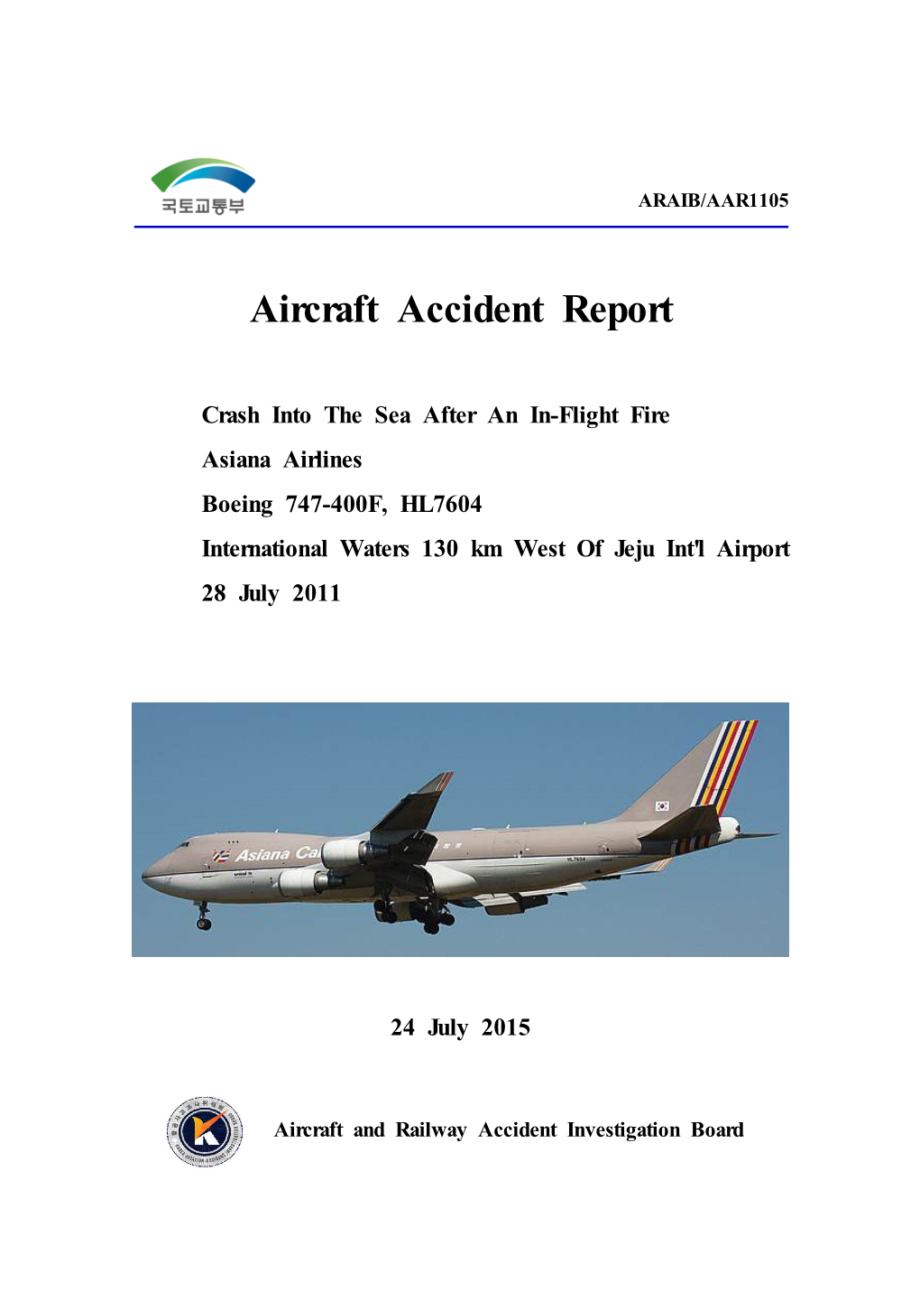 Aircraft Accident Report