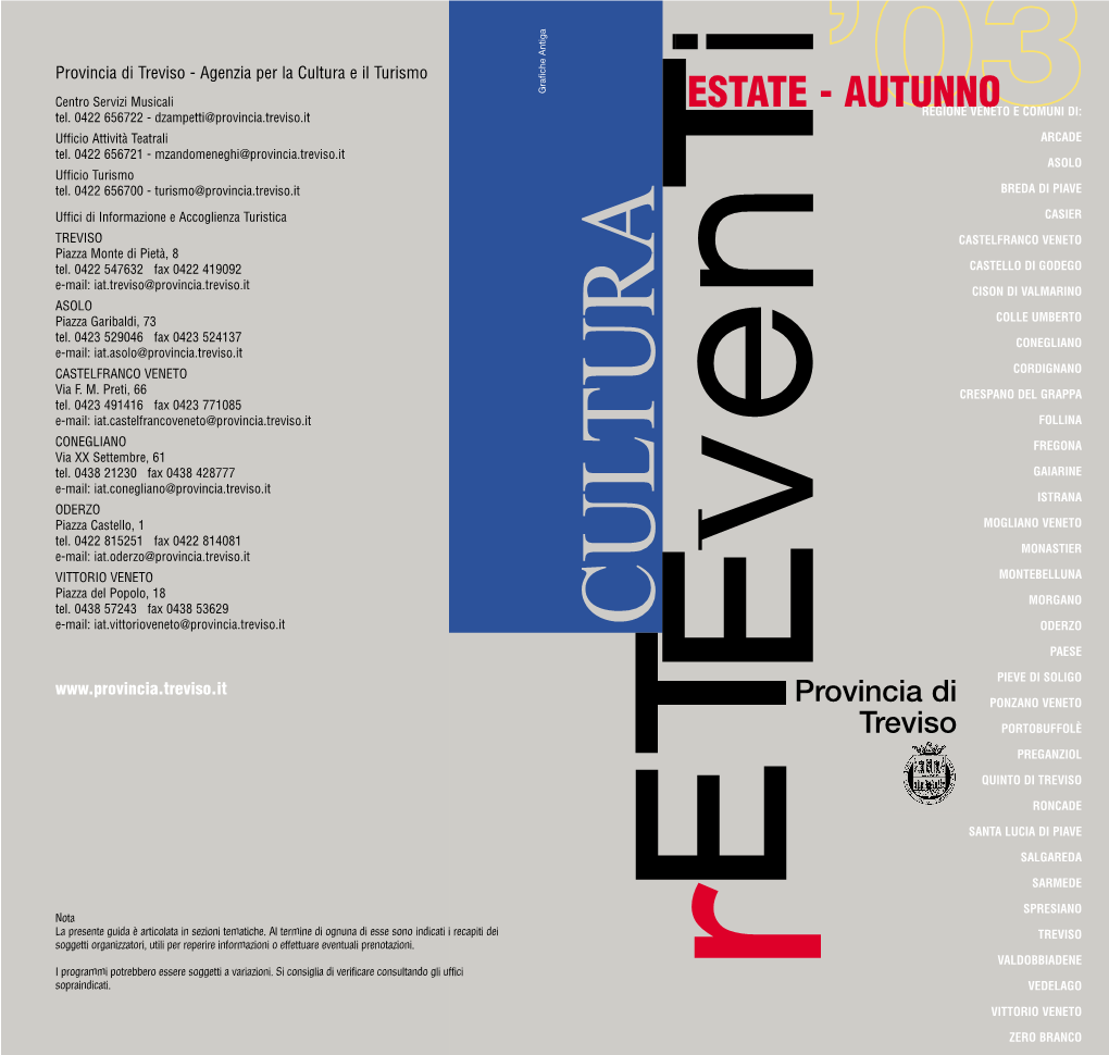 ESTATE - AUTUNNO Tel