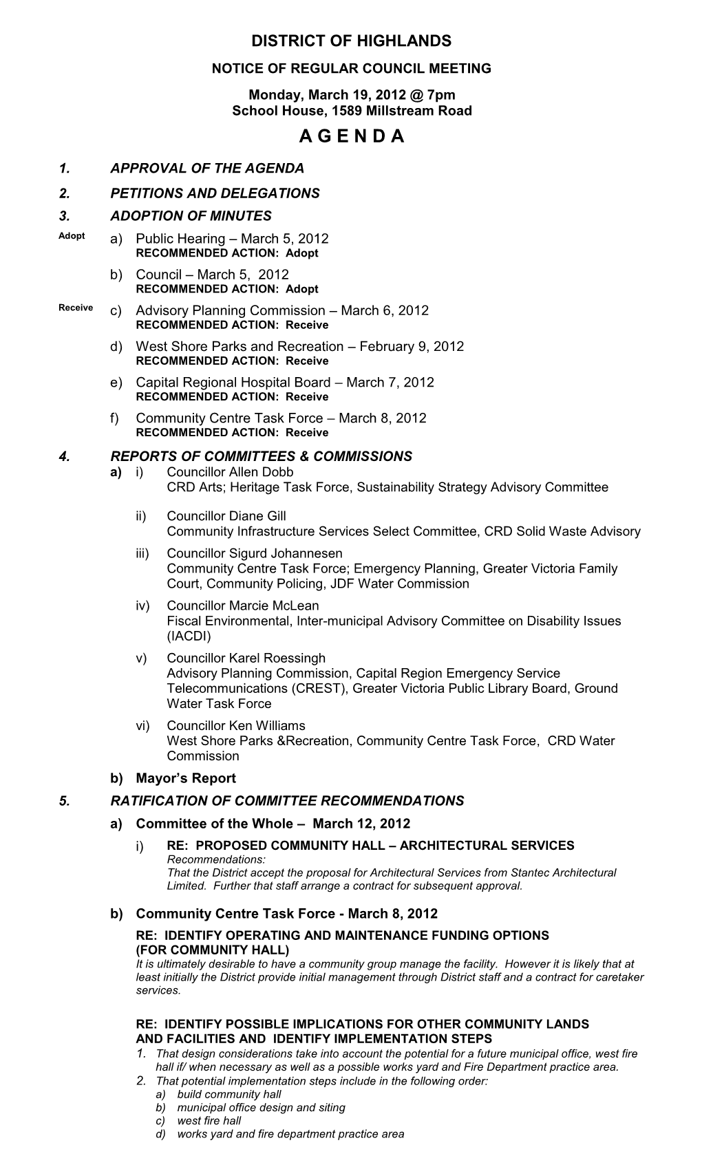 Public Hearing – July 14, 2008 Page