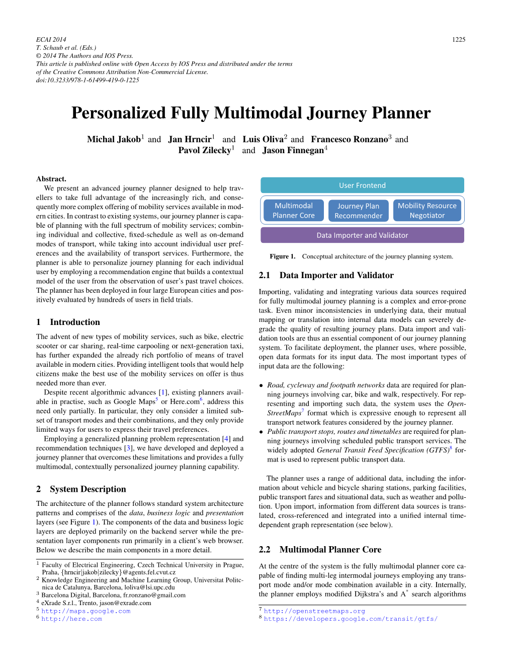 Personalized Fully Multimodal Journey Planner