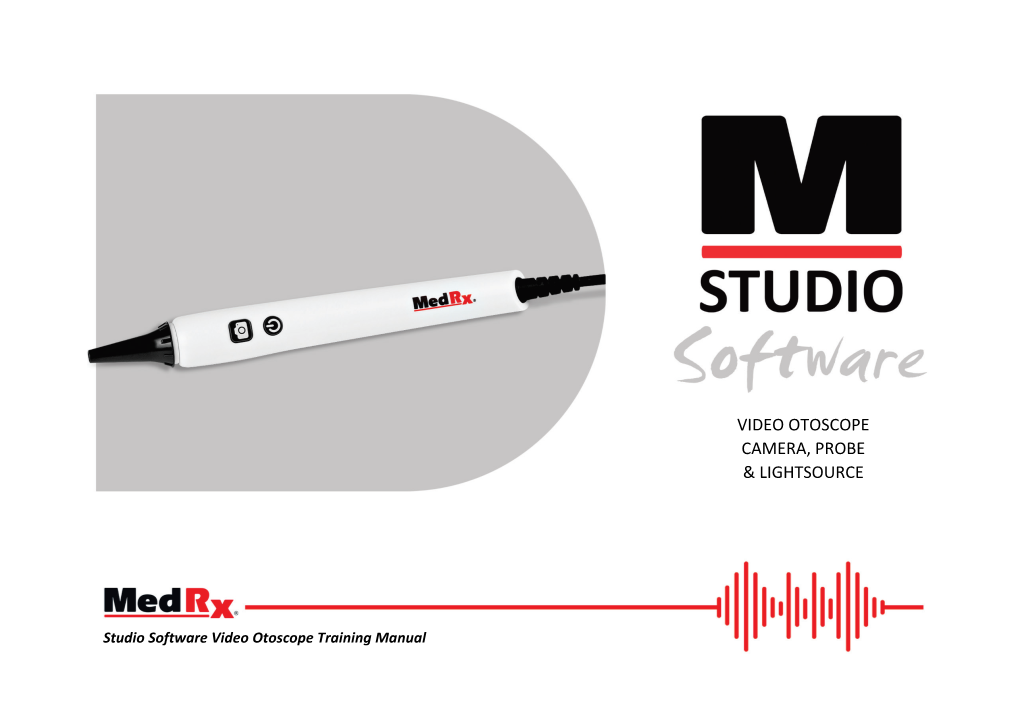 Video Otoscope Camera, Probe & Lightsource