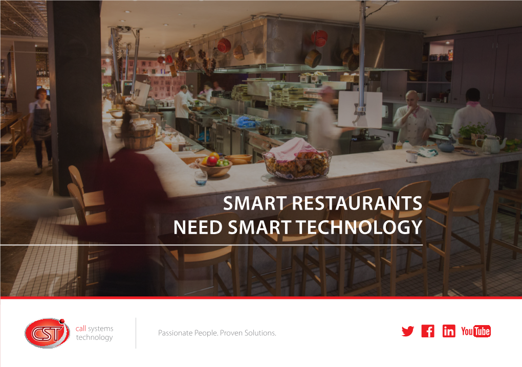 Smart Restaurants Need Smart Technology