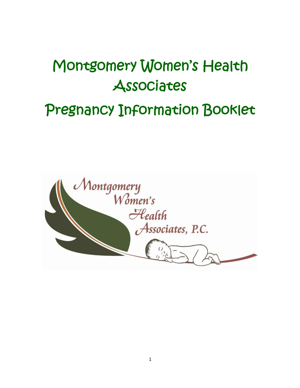 Montgomery Women's Health Associates Pregnancy Information