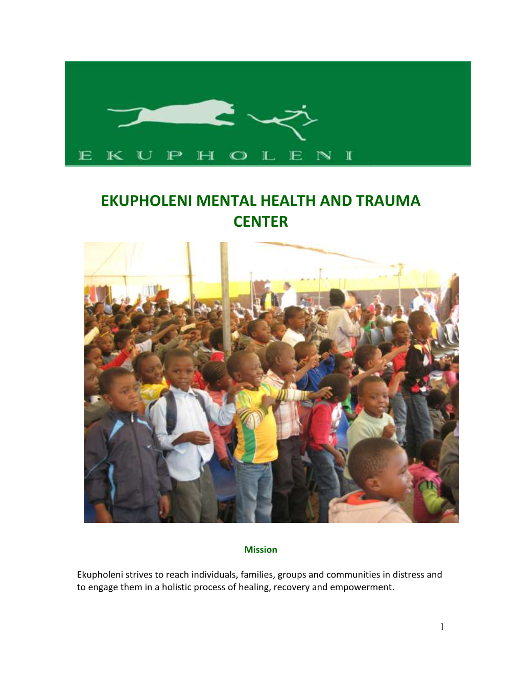 Ekupholeni Mental Health and Trauma Center