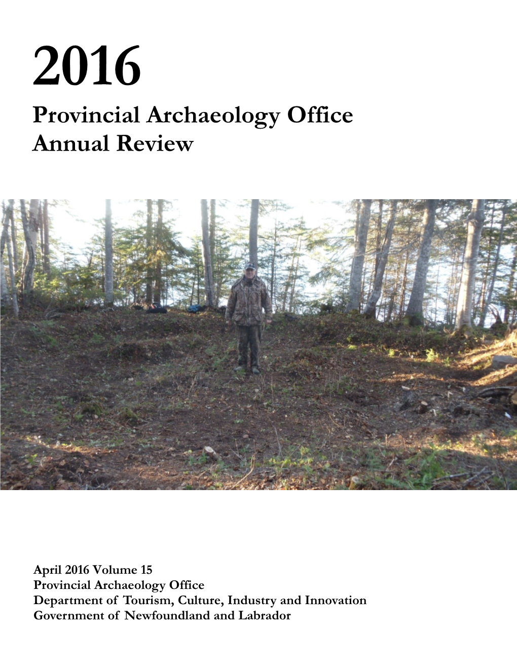 Provincial Archaeology Office Annual Review