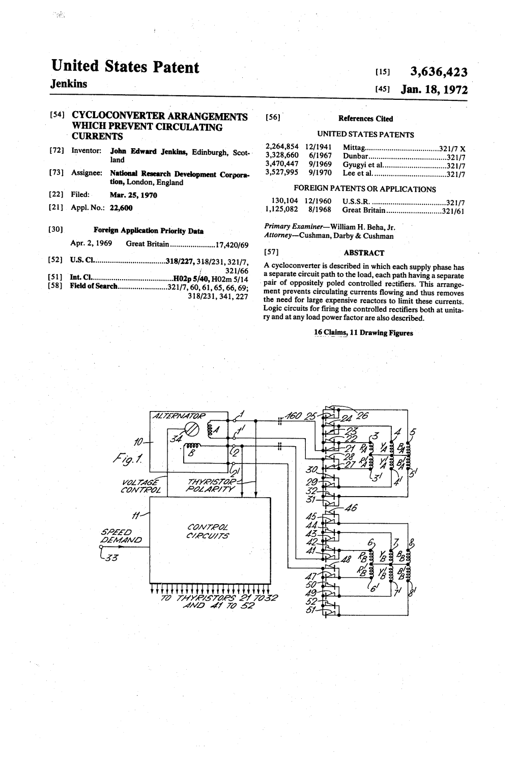 United States Patent [Is] 3,636,423 Jenkins [451 Jan