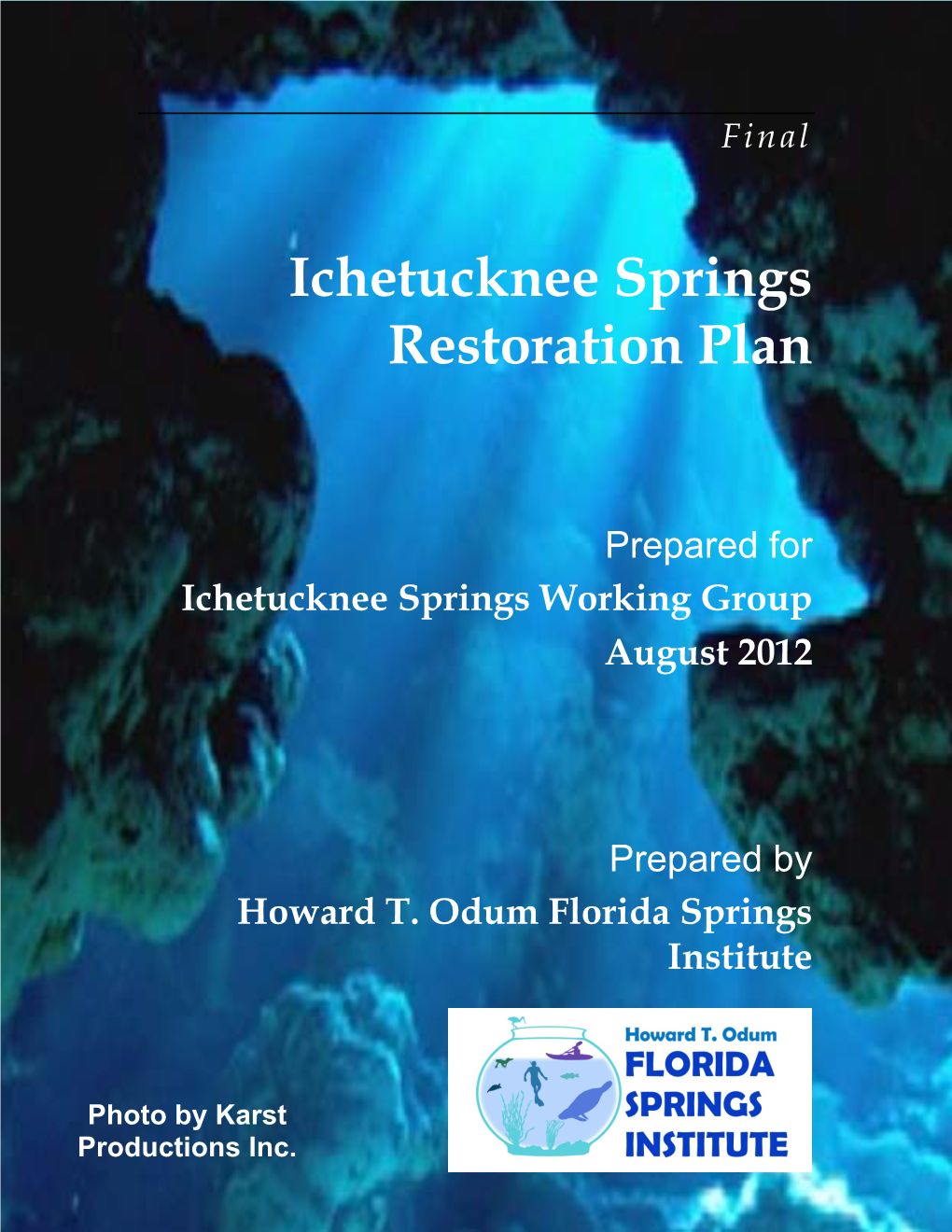 Ichetucknee Springs Restoration Plan