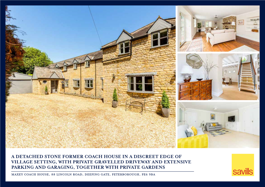 A Detached Stone Former Coach House in a Discreet