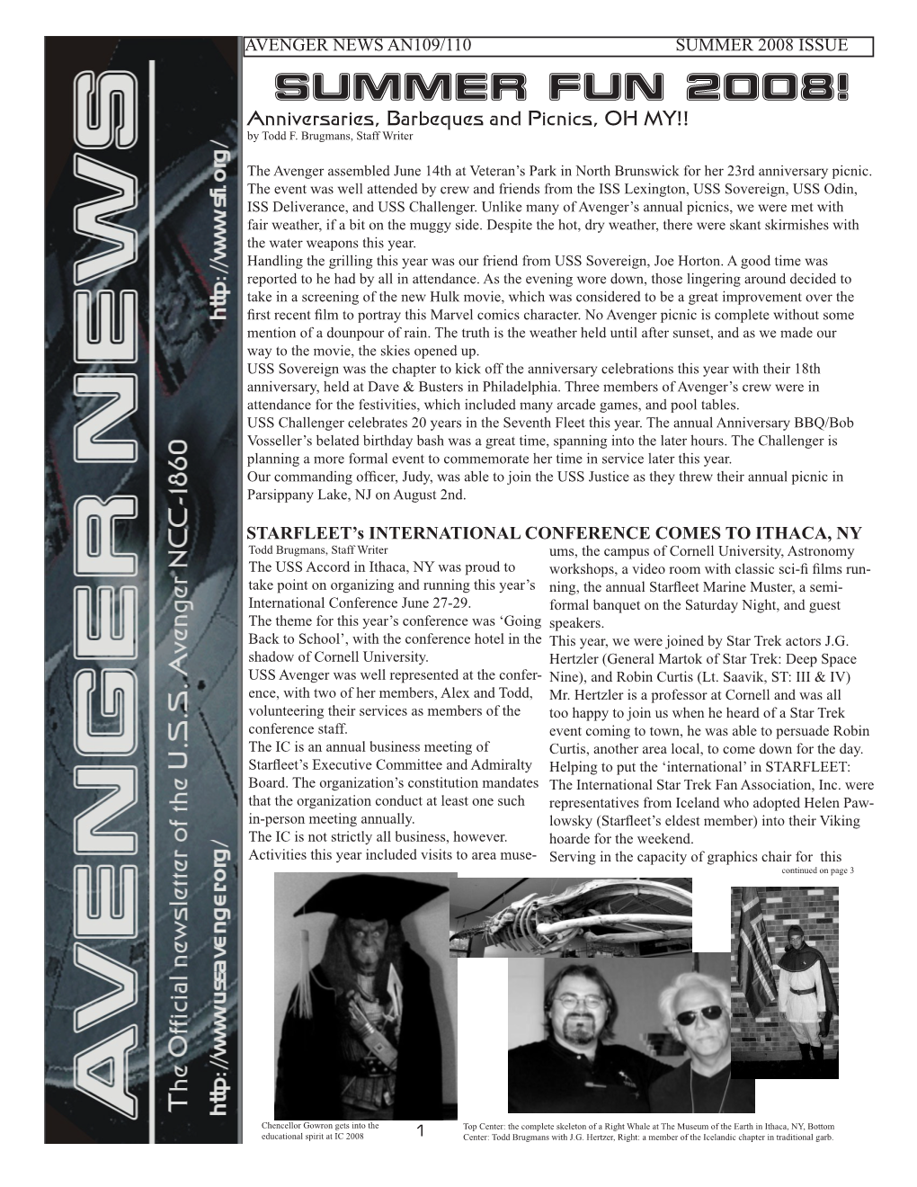 Avenger News Issue