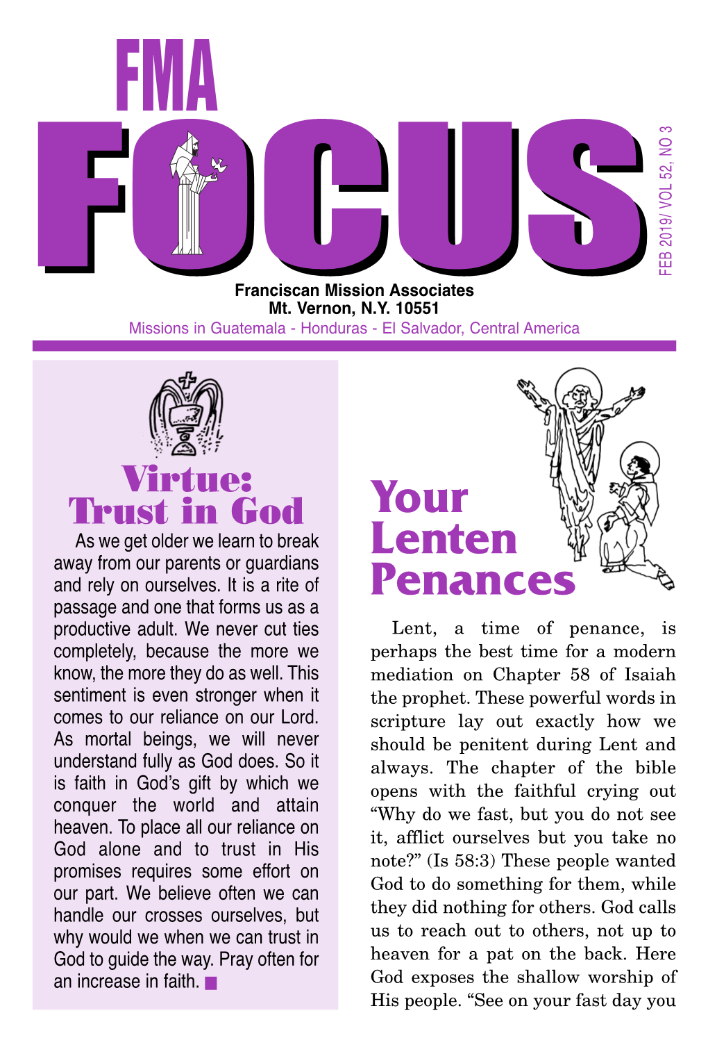 Your Lenten Penances