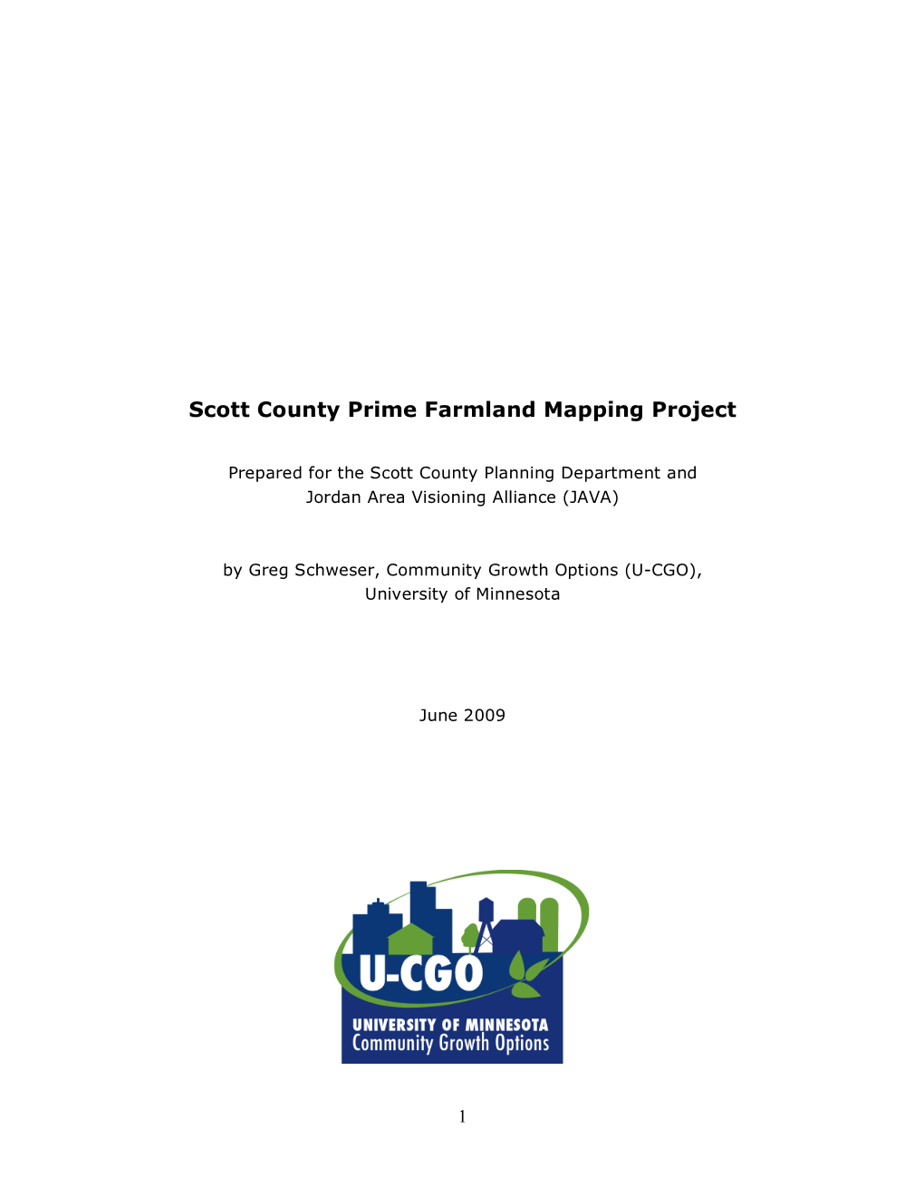 Scott County Prime Farmland Mapping Project