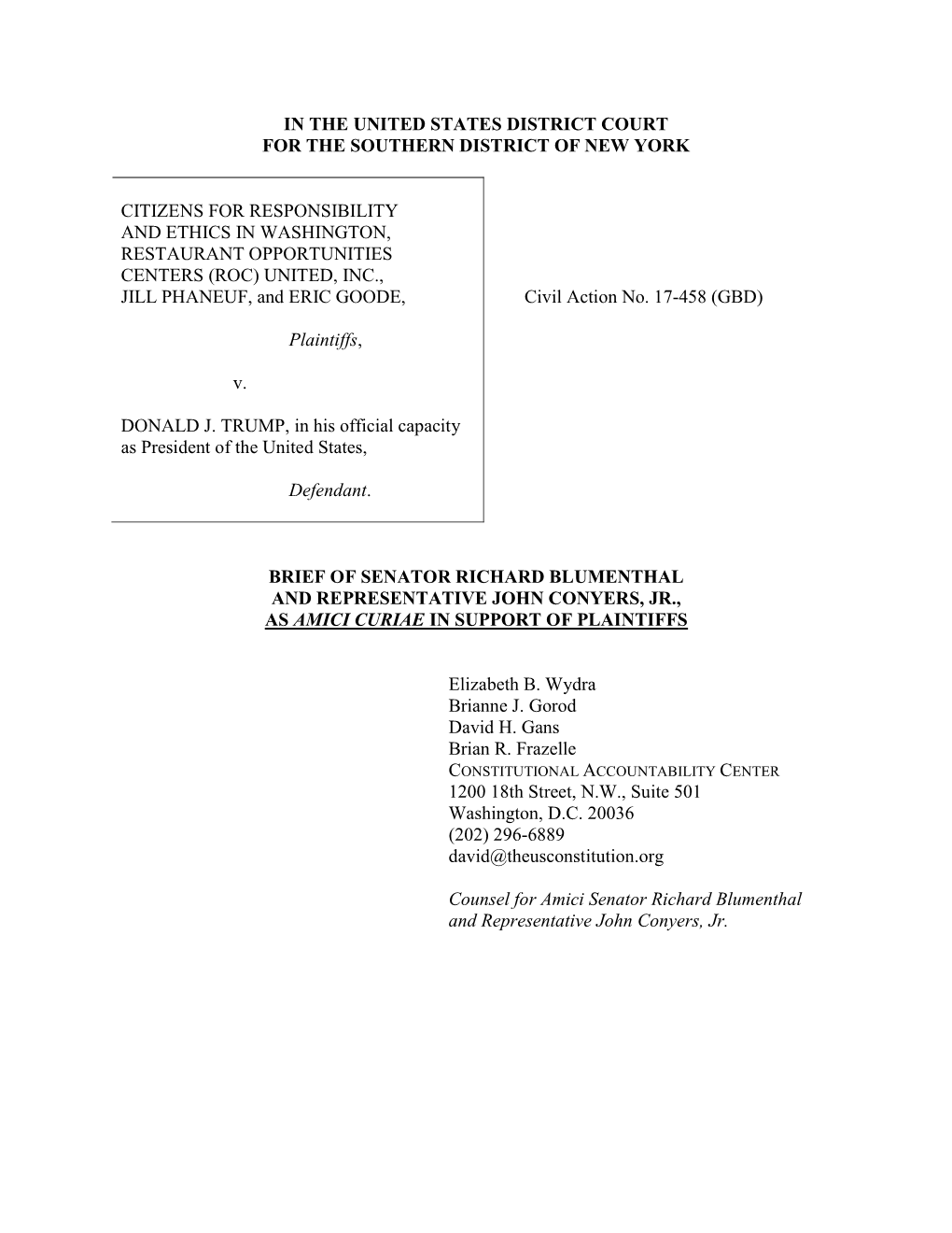 S.D.N.Y. Amicus Brief