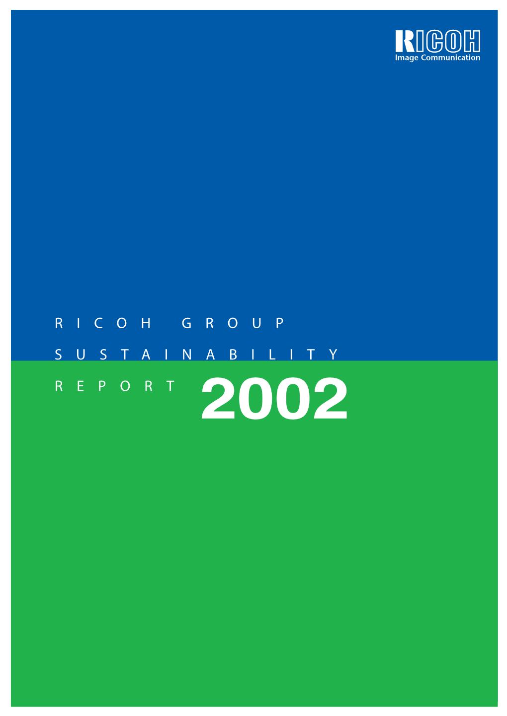 Of the Ricoh Environmental Report 2002