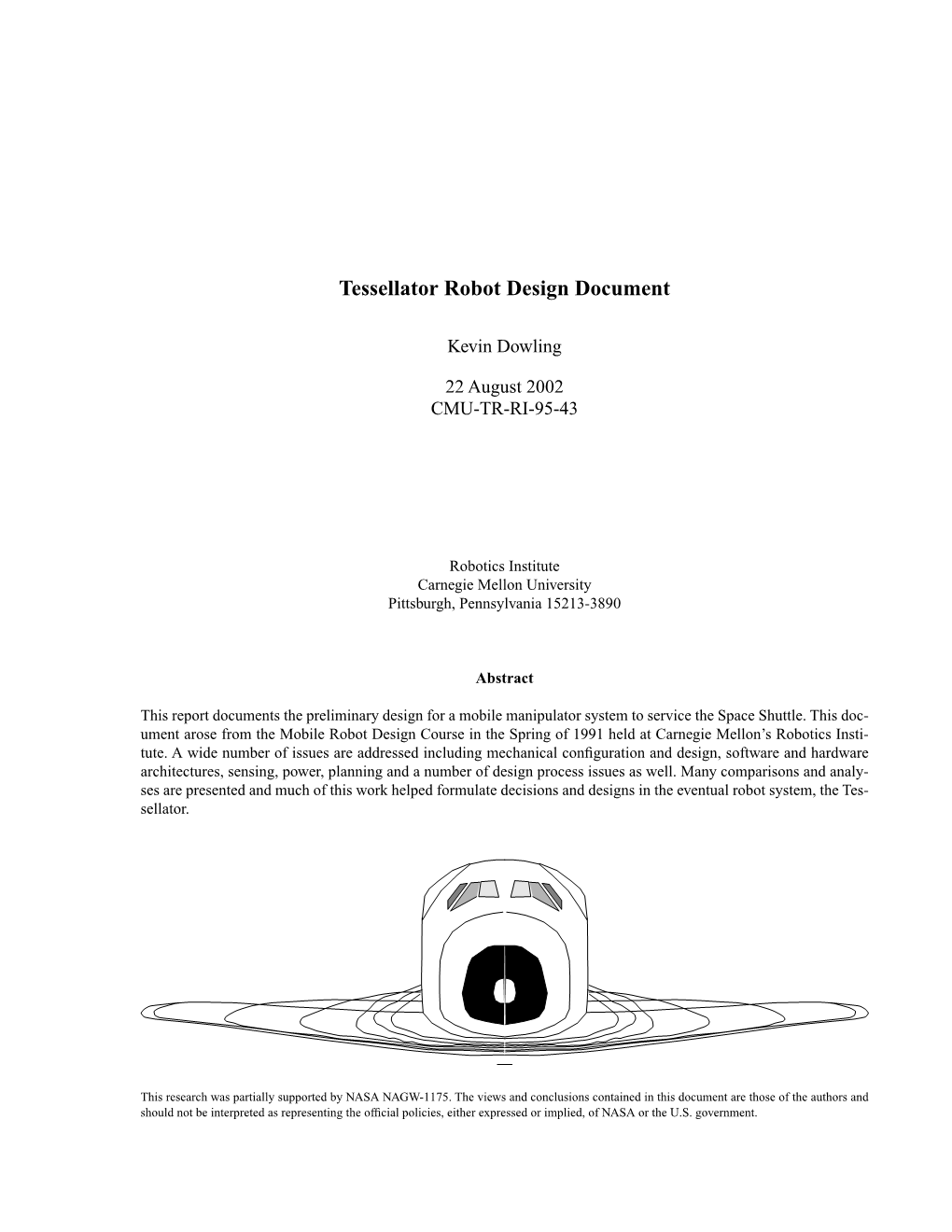 Tessellator Robot Design Document