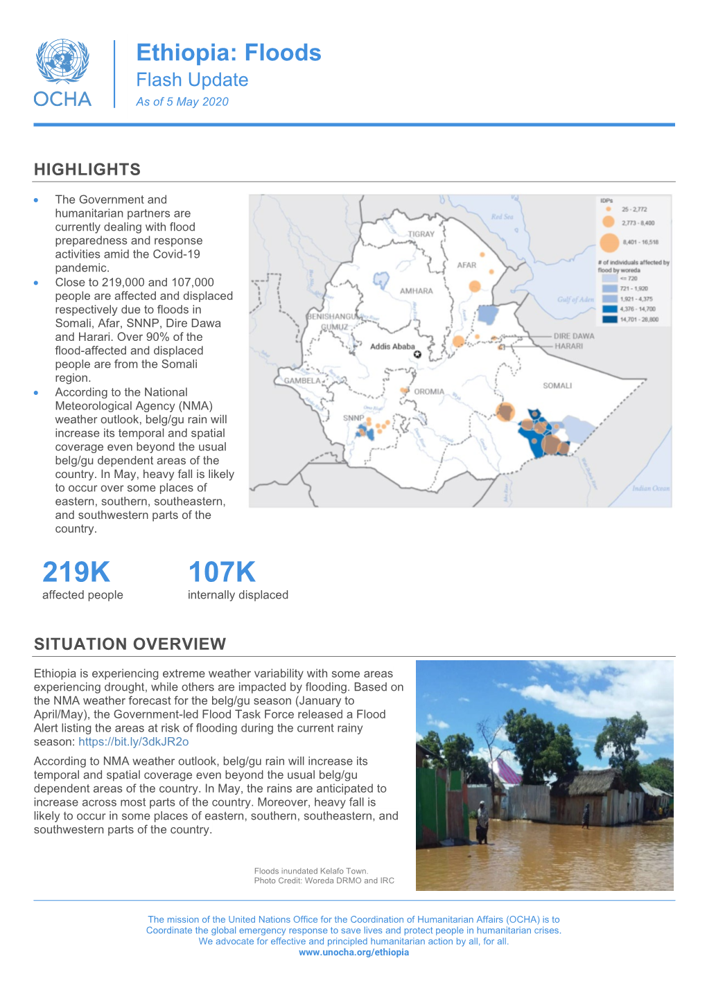 OCHA Flash Flood Updates, 5