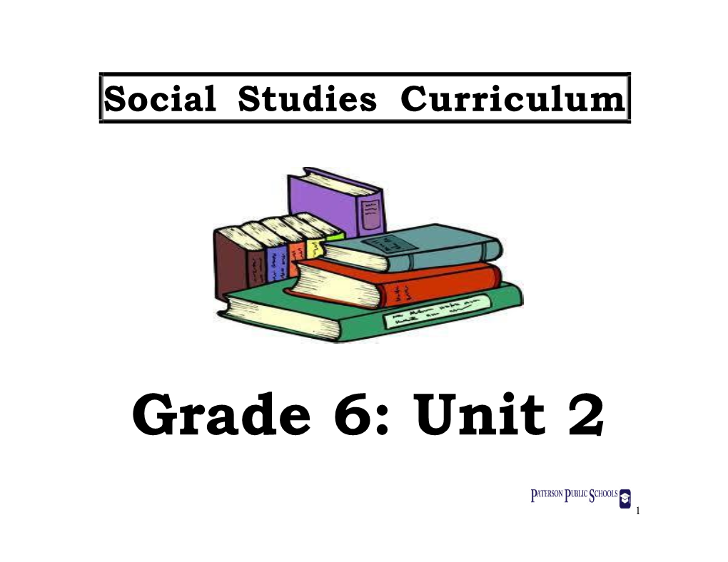 Grade 6: Unit 2