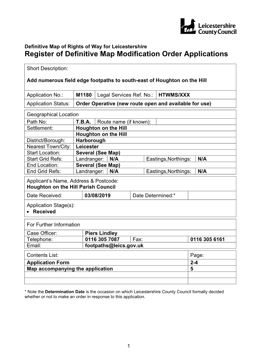 Footpaths to South-East of Houghton on the Hill PDF, 456 Kbopens New Window