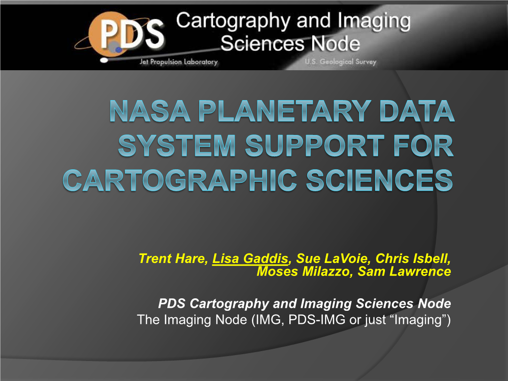 Cartography & Imaging Sciences