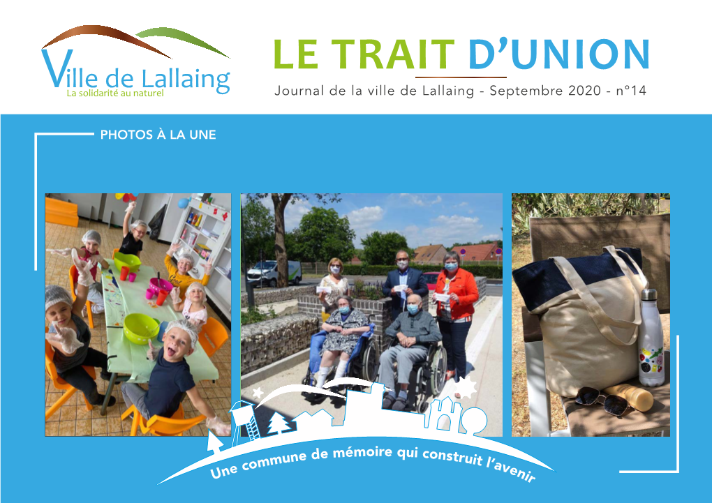 Ille De Lallaing Vla Solidarité Au Naturel Journal De La Ville De Lallaing - Septembre 2020 - N°14