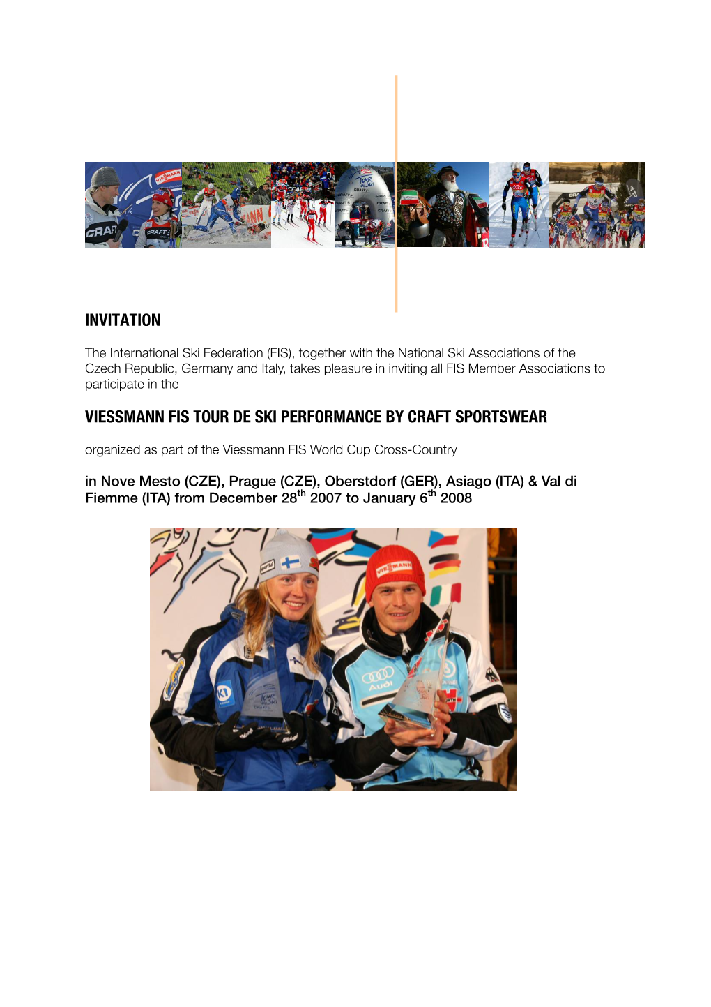 Invitation Viessmann Fis Tour De Ski Performance By