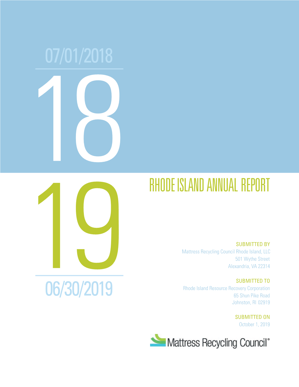 MRC 2019 RI Annual Report FINAL.Indd