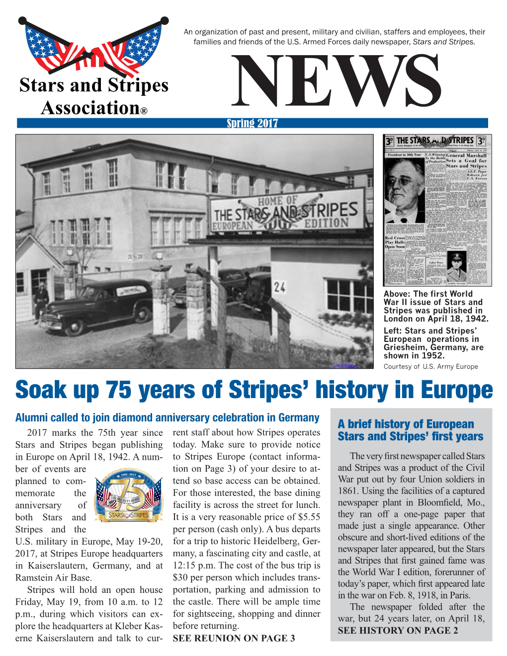 Soak up 75 Years of Stripes' History in Europe