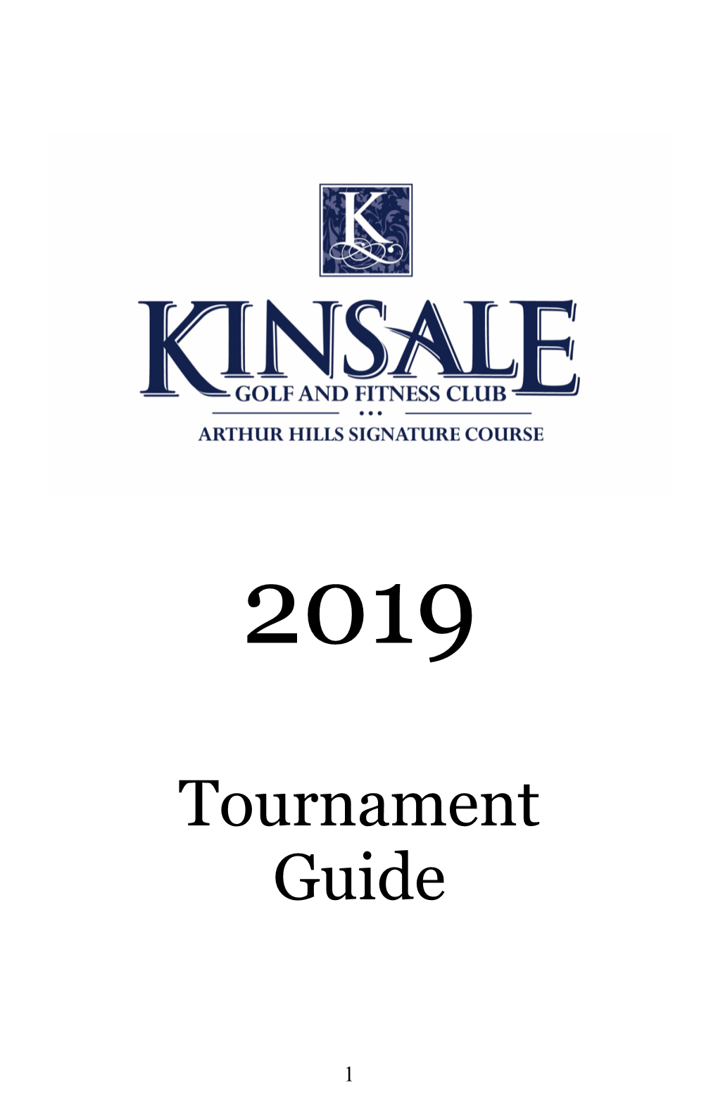 2019 Kinsale Tournament Guide.Pdf