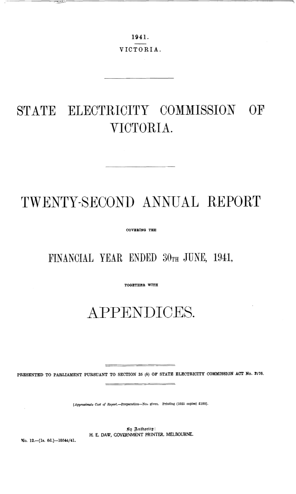 State Electricity Com~Iission of Victoria