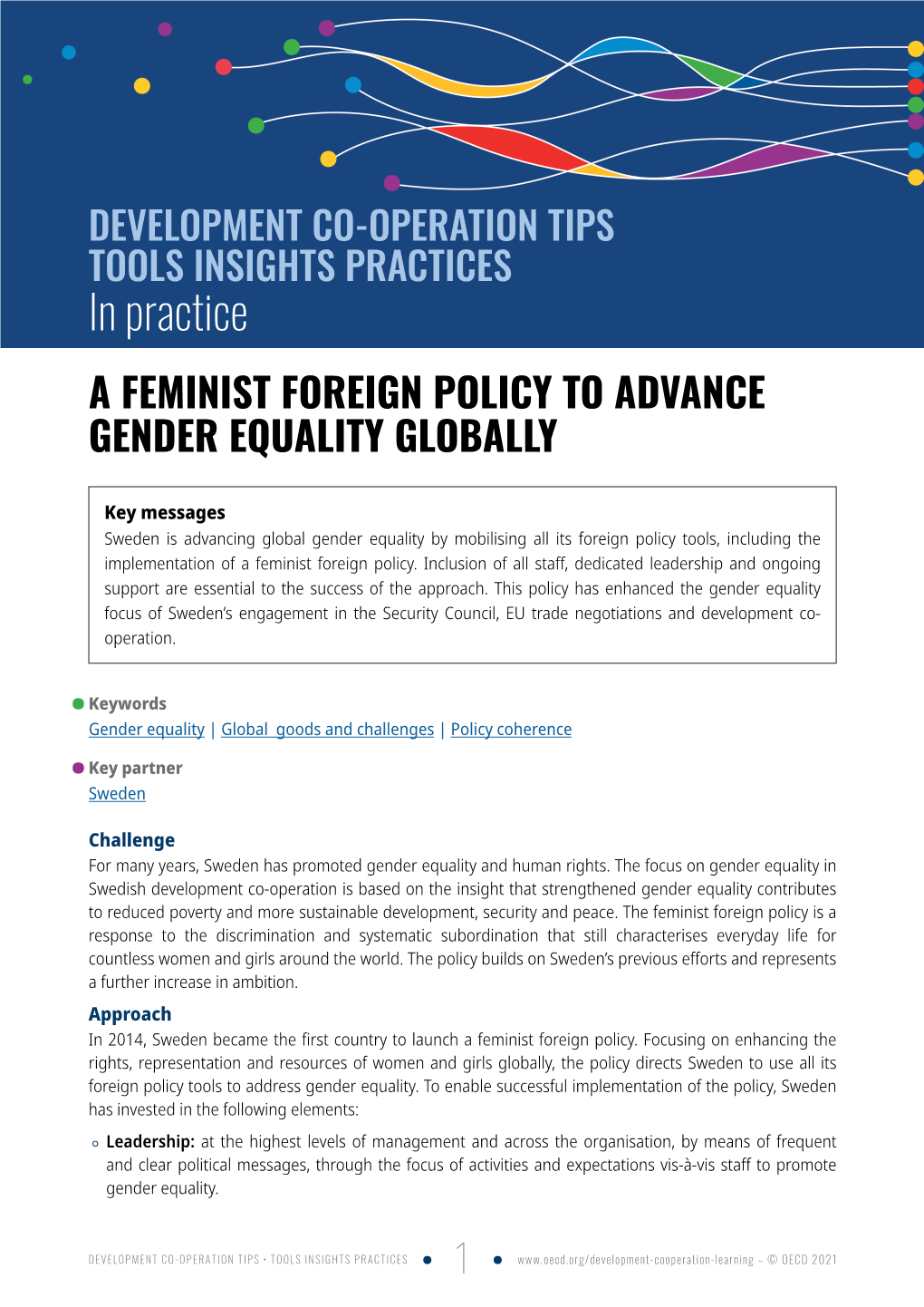 A Feminist Foreign Policy to Advance Gender Equality Globally