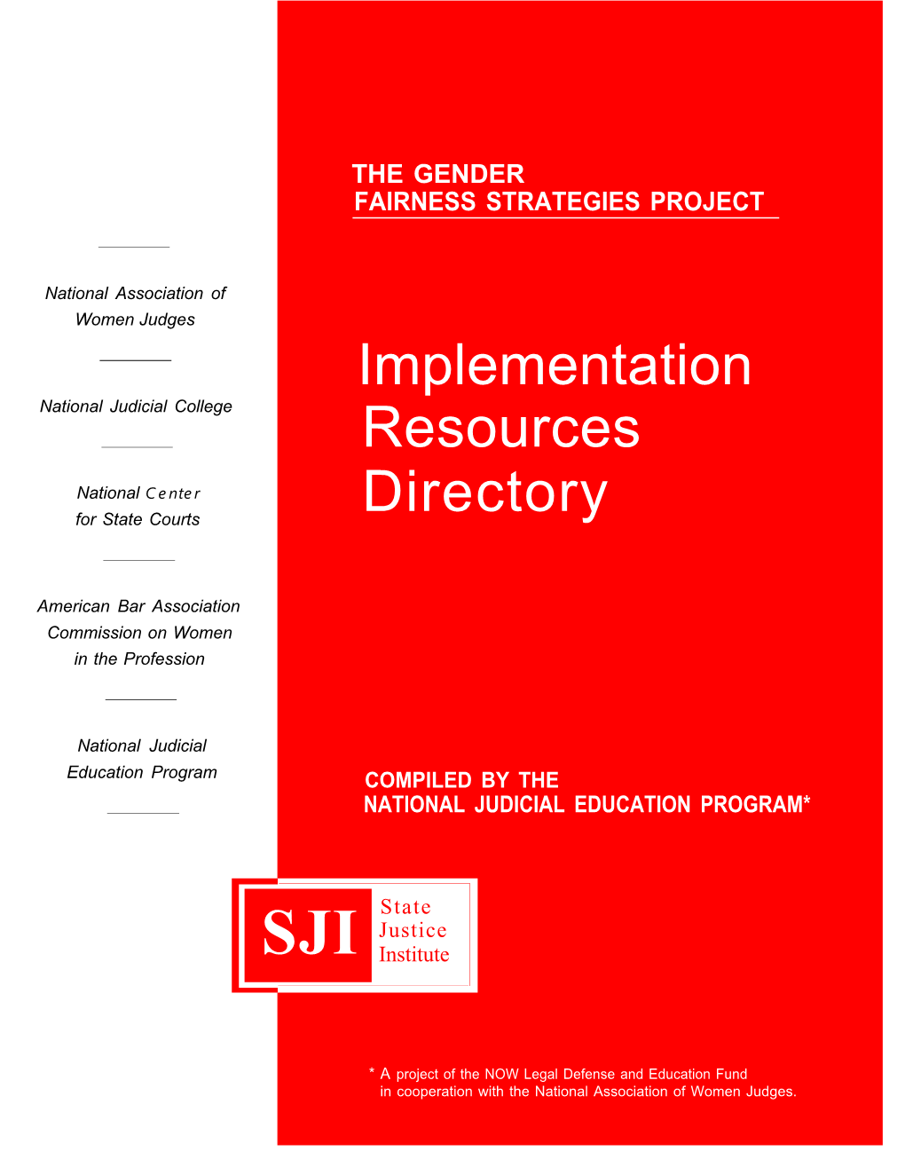 Gender Fairness Strategies Project