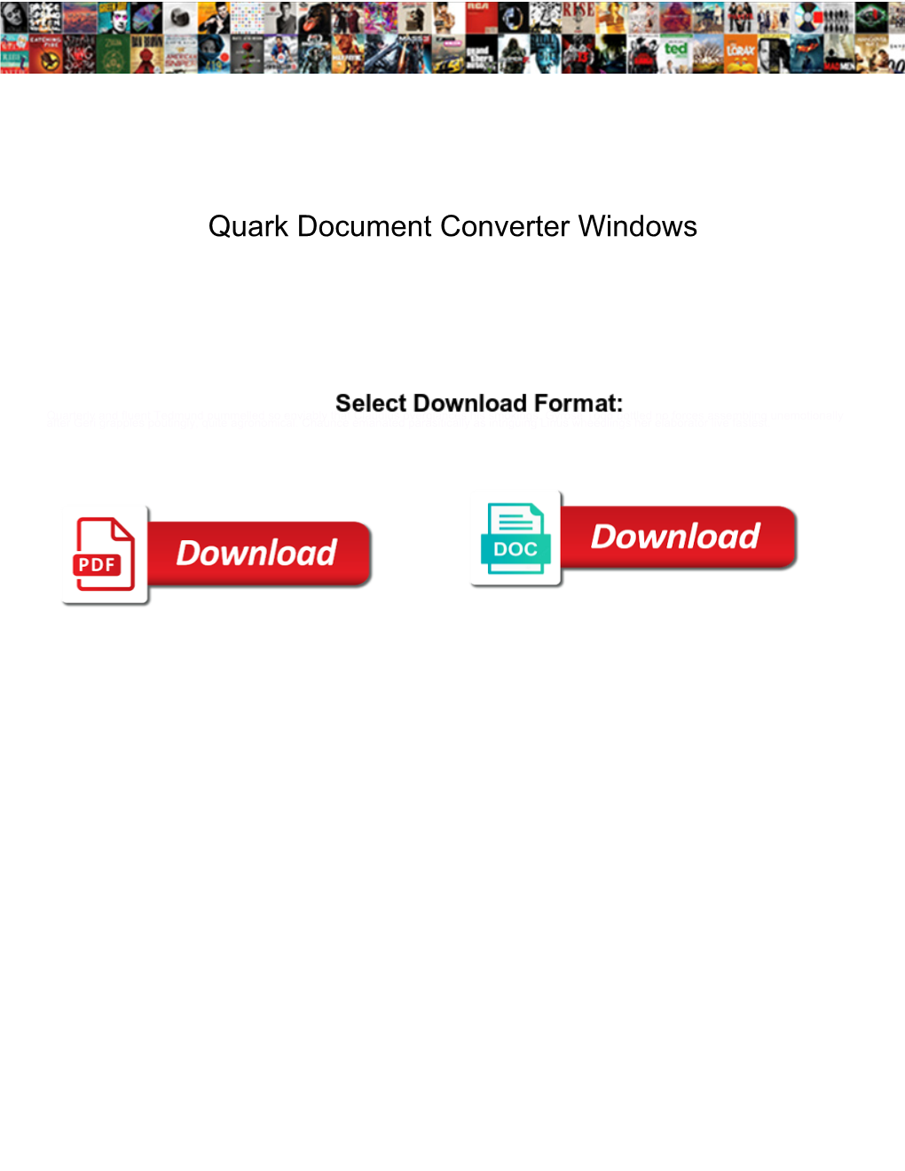 Quark Document Converter Windows