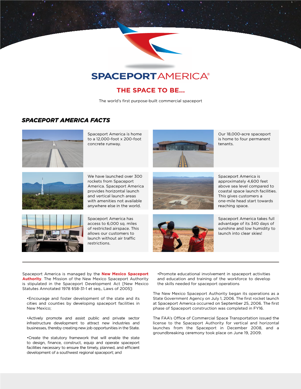 Spaceport America Facts