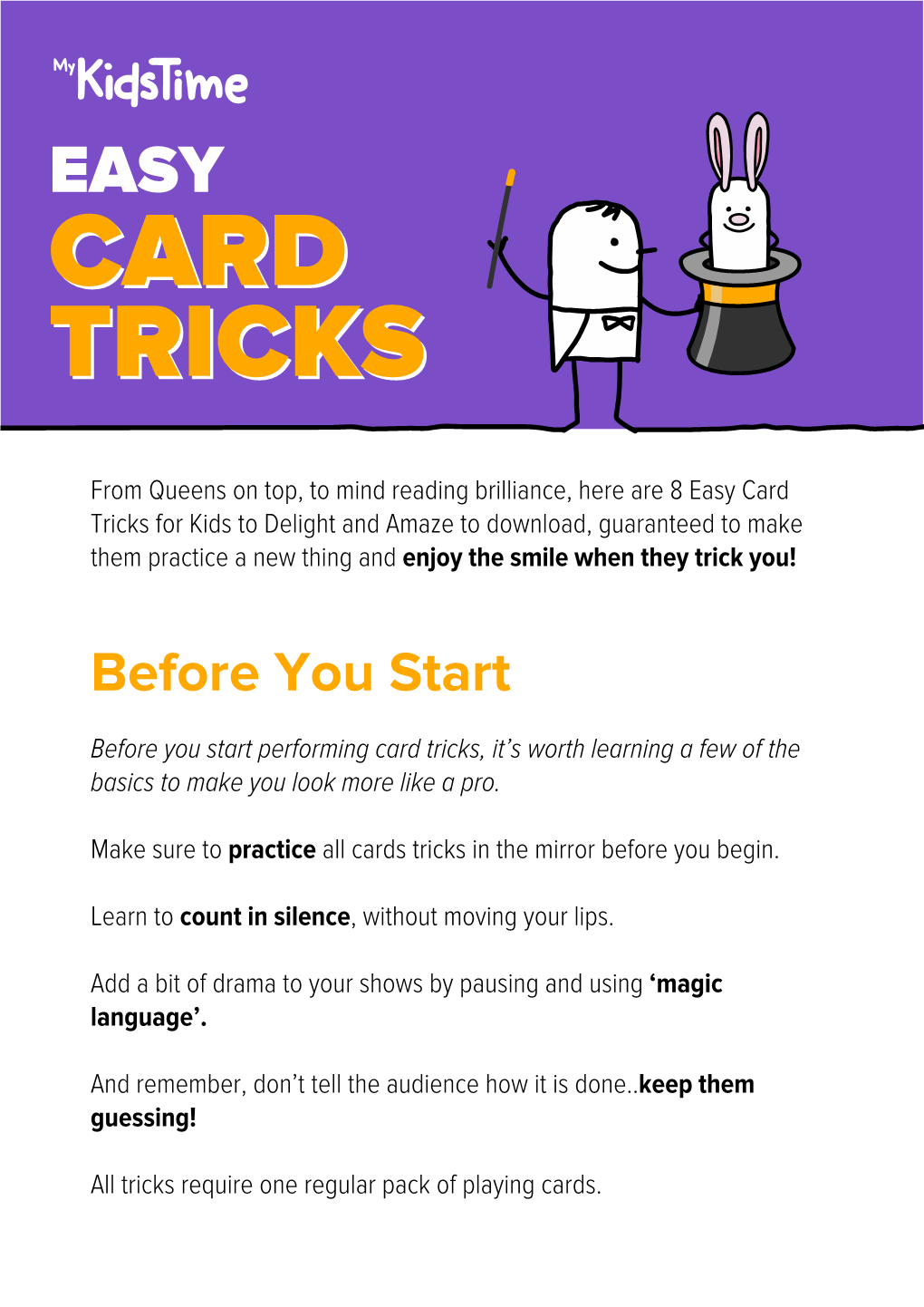 Card Tricks Card Tricks