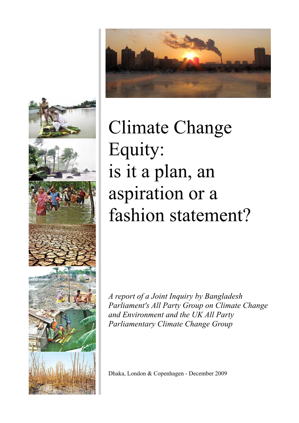 APPCCG Climate Change Equity Report