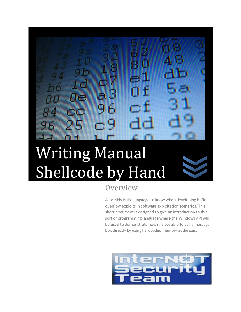 Writing Manual Shellcode by Hand Overview