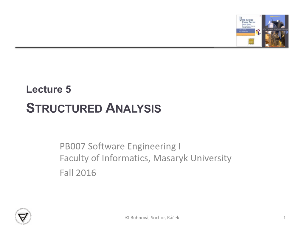 Structured Analysis