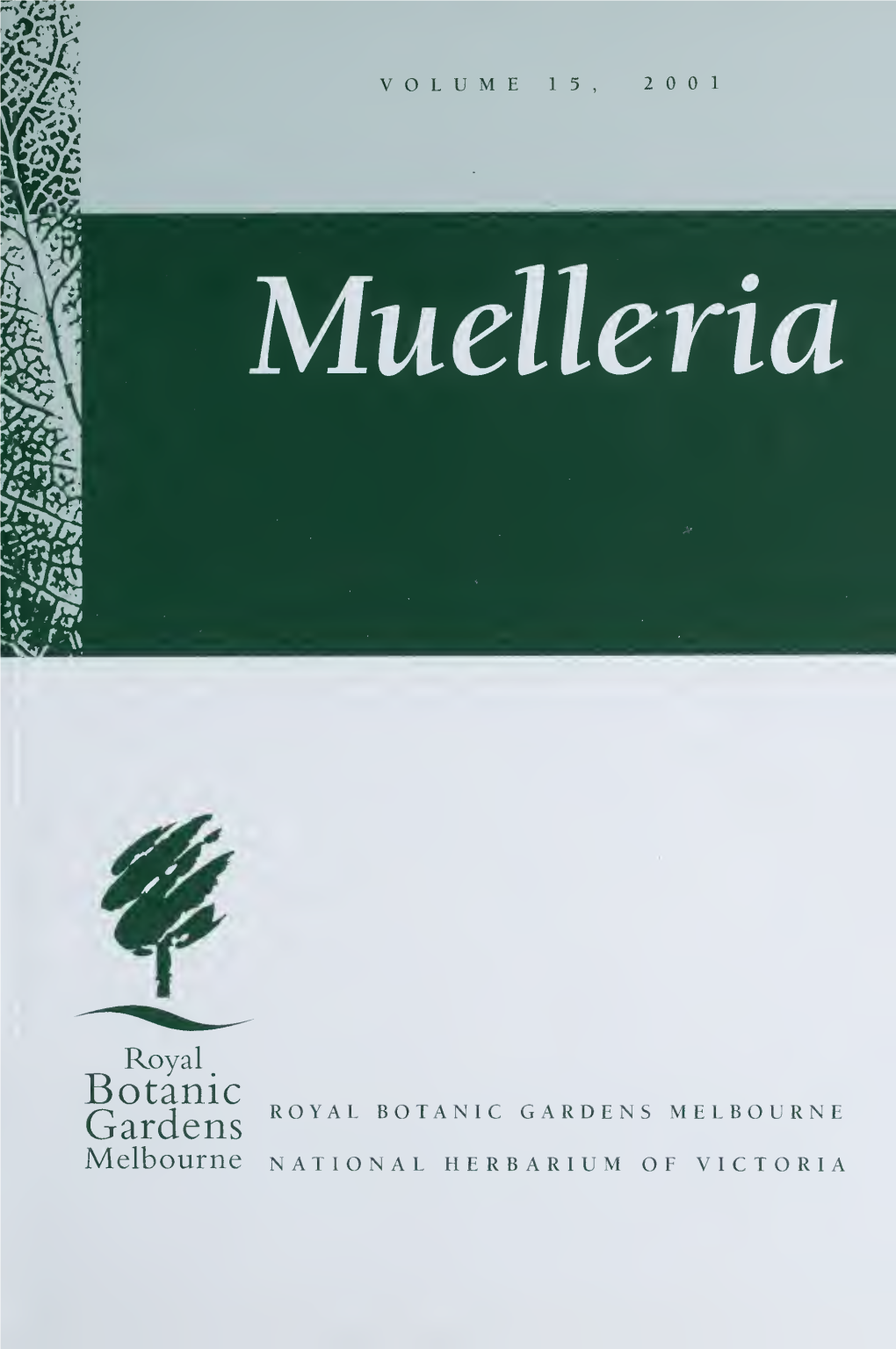 Muelleria : an Australian Journal of Botany