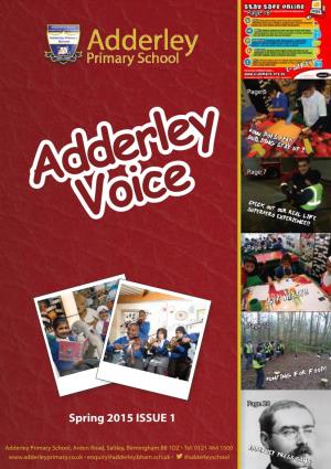 Adderley Voice Issue 1