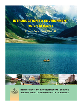 Introduction to Environment”