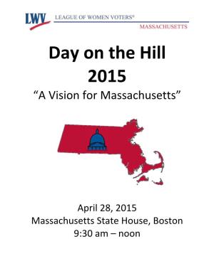 Day on the Hill 2015 “A Vision for Massachusetts”