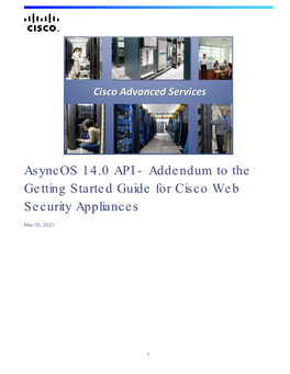 Asyncos 14.0 API - Addendum to the Getting Started Guide for Cisco Web Security Appliances