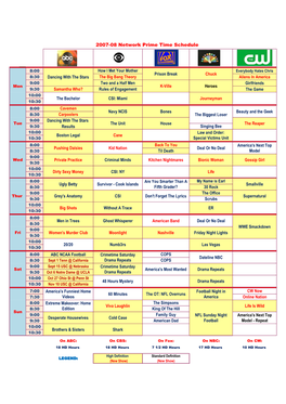 Fall 2007 TV Grid for HOTP 4.Xlsx